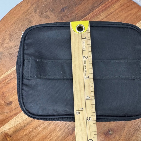 Baggallini Black Small Cosmetic Travel Toiletry Bag Organizer Pouch Case Handle - Picture 5 of 9